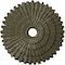 Ekena Millwork Eryn Ceiling Medallion (Fits Canopies up to 4"), 24 3/4"OD x 3 1/4"ID x 1 7/8"P, Painted Turtle CM24ENPTF - alternate 1